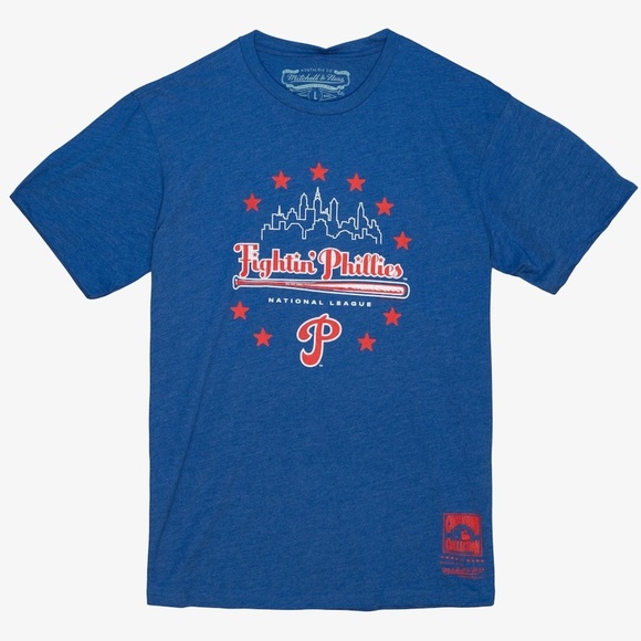 Men's Heather Royal Philadelphia Fightin' Phillies T-Shirt XL NEW with tags - Picture 1 of 4